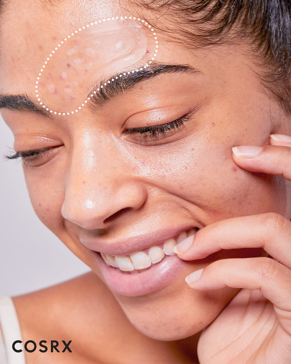 COSRX Master Patch Intensive tea tree oil close-up suggesting refreshing blemish care.
