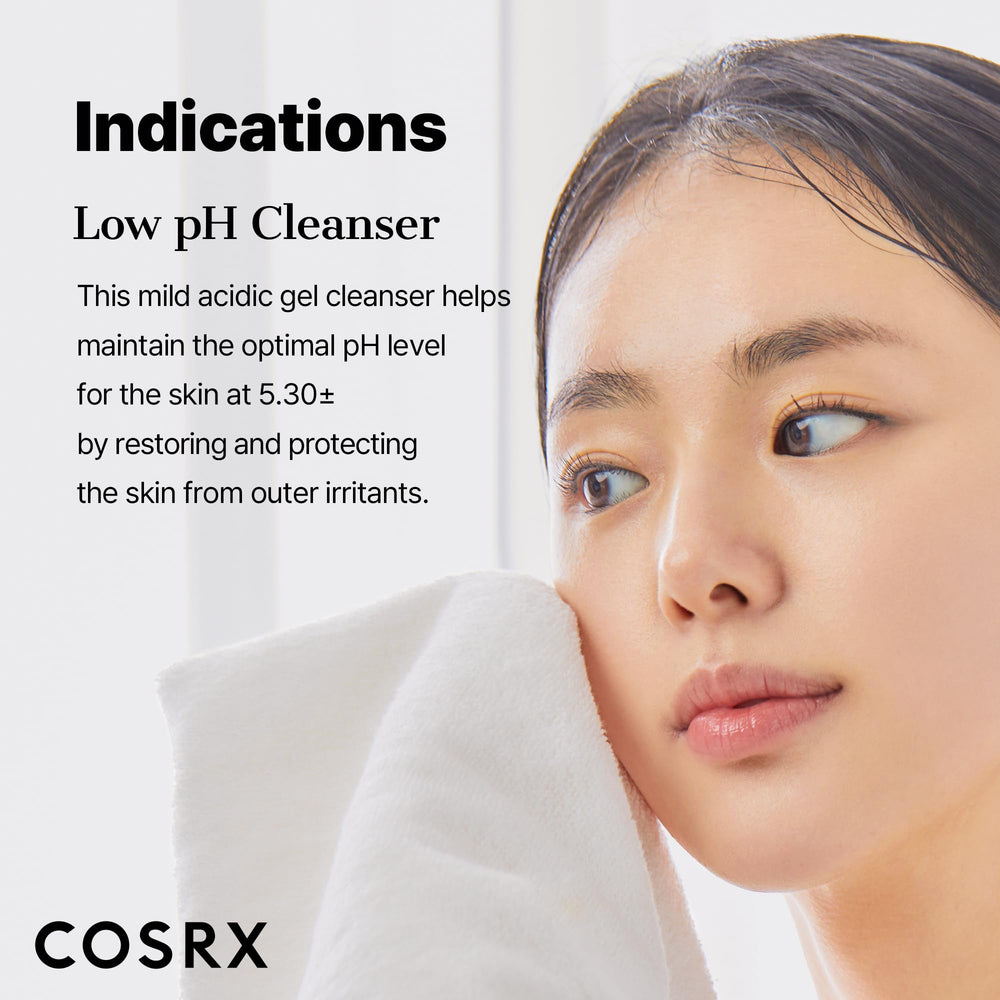 COSRX Natural pH balance close-up illustrating skin-friendly balance.