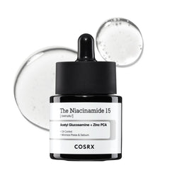COSRX Niacinamide serum bottle with pump for smooth, even-toned skin
