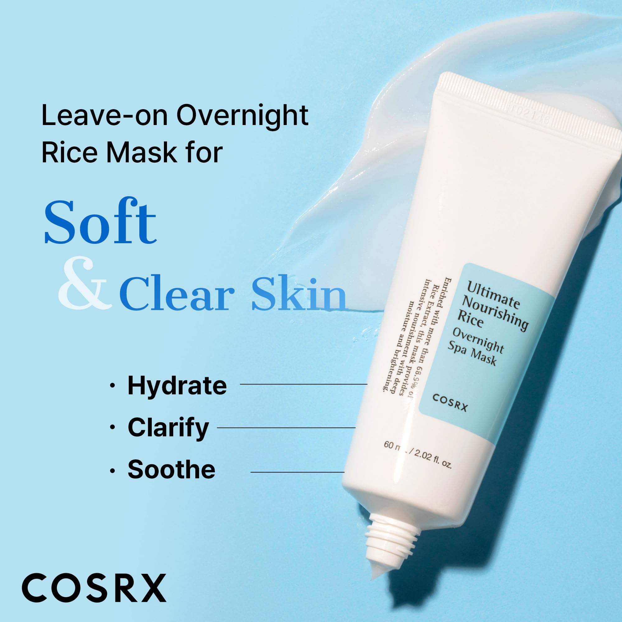 COSRX night routine setup scene suggesting easy overnight pampering for mornings