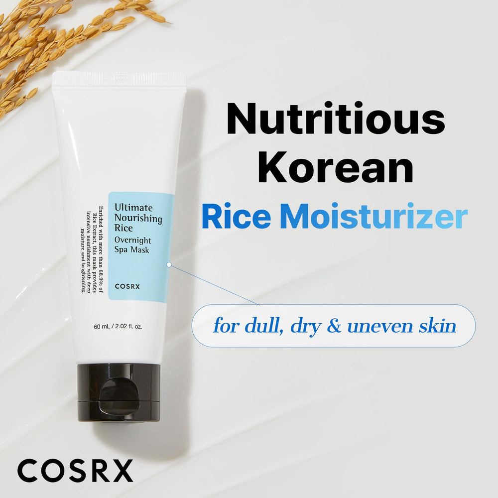 COSRX application on face demonstrates generous overnight hydration coverage
