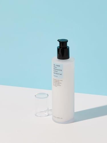COSRX Oil Free Lotion birch sap absorption closeup—rapid penetration without heaviness.