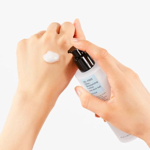 COSRX Oil Free Lotion birch sap daily-use setup—ideal for morning and night routines.