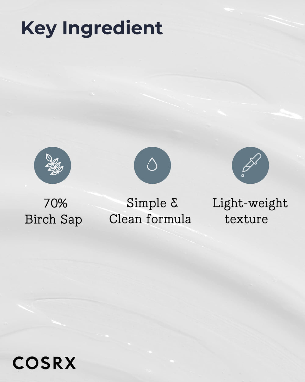 COSRX Oil Free Lotion birch sap dermatologist-tested label—skin-friendly care.