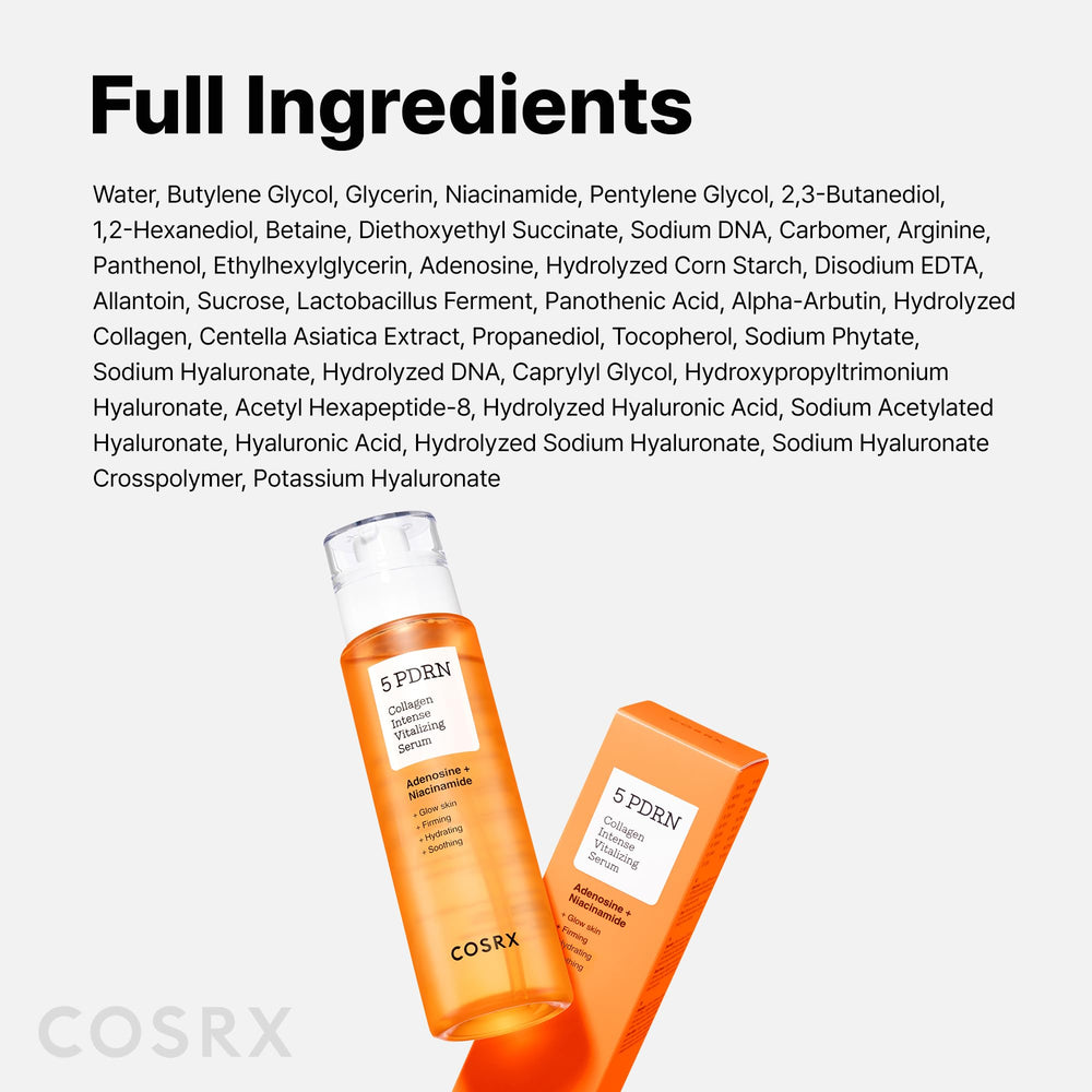COSRX serum in morning skincare setup signals glow and potential firmness.