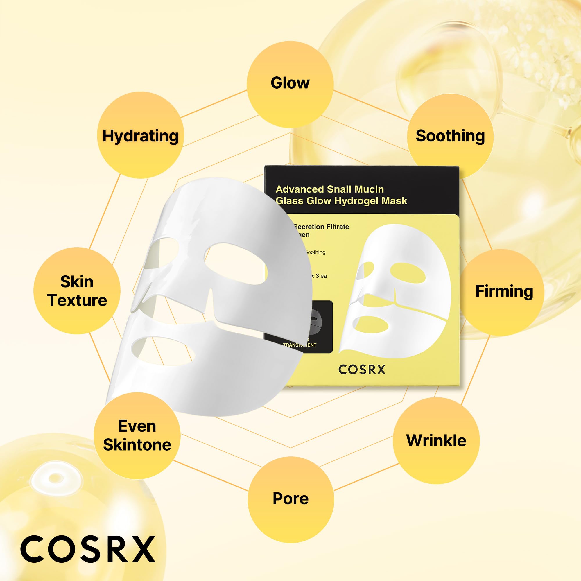 COSRX Panthenol and Ceramide soothing mask for sensitive skin hydration