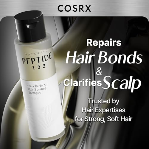 COSRX PEPTIDE-132 shampoo pump closeup highlighting texture and gentle cleansing