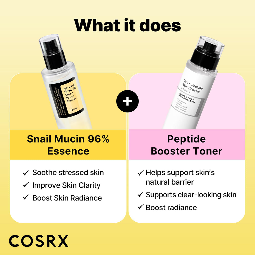 COSRX Peptide Toner Serum dispense shot for easy daily layering
