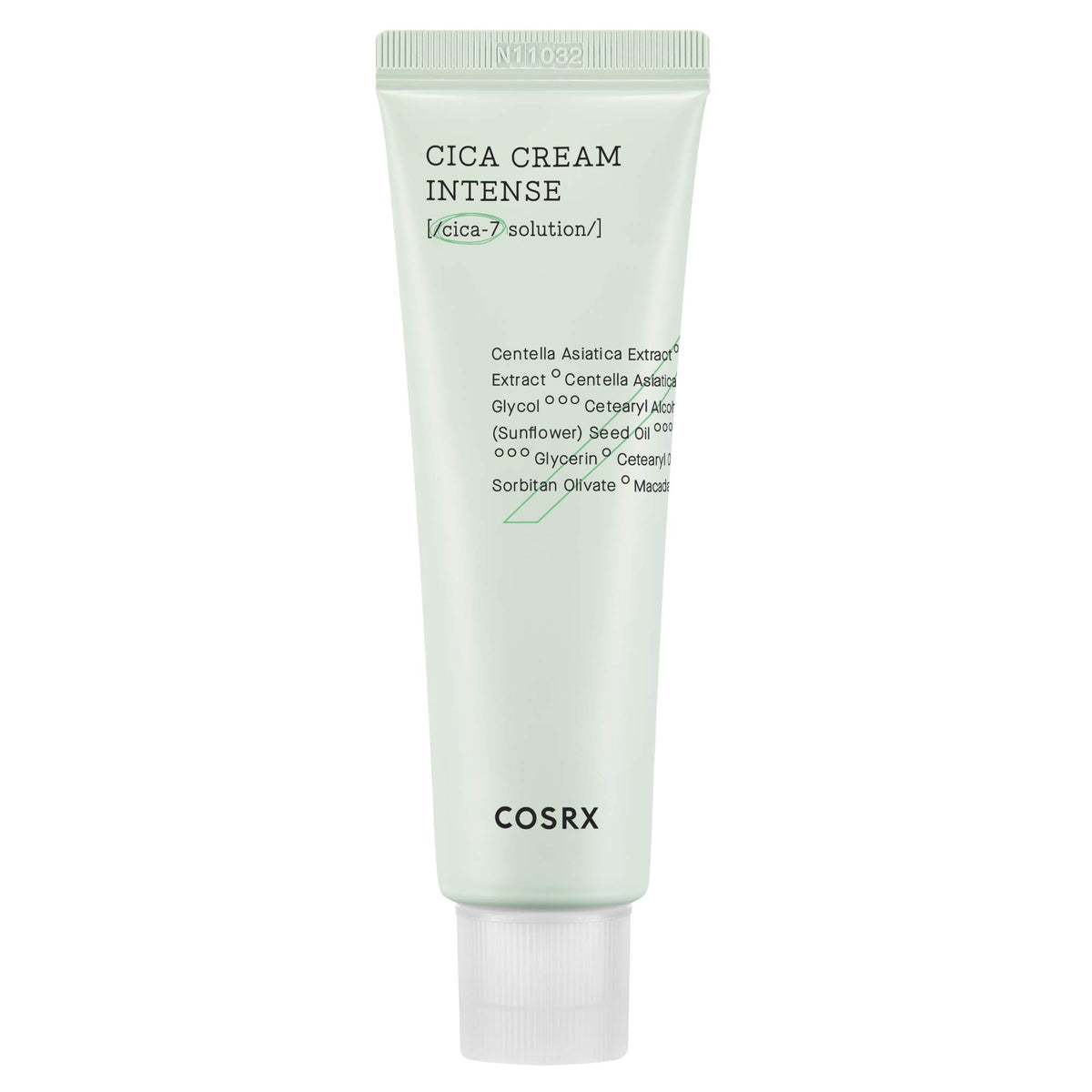 COSRX Pure Fit Cica Intensive Cream jar closeup showing rich texture for dry skin care