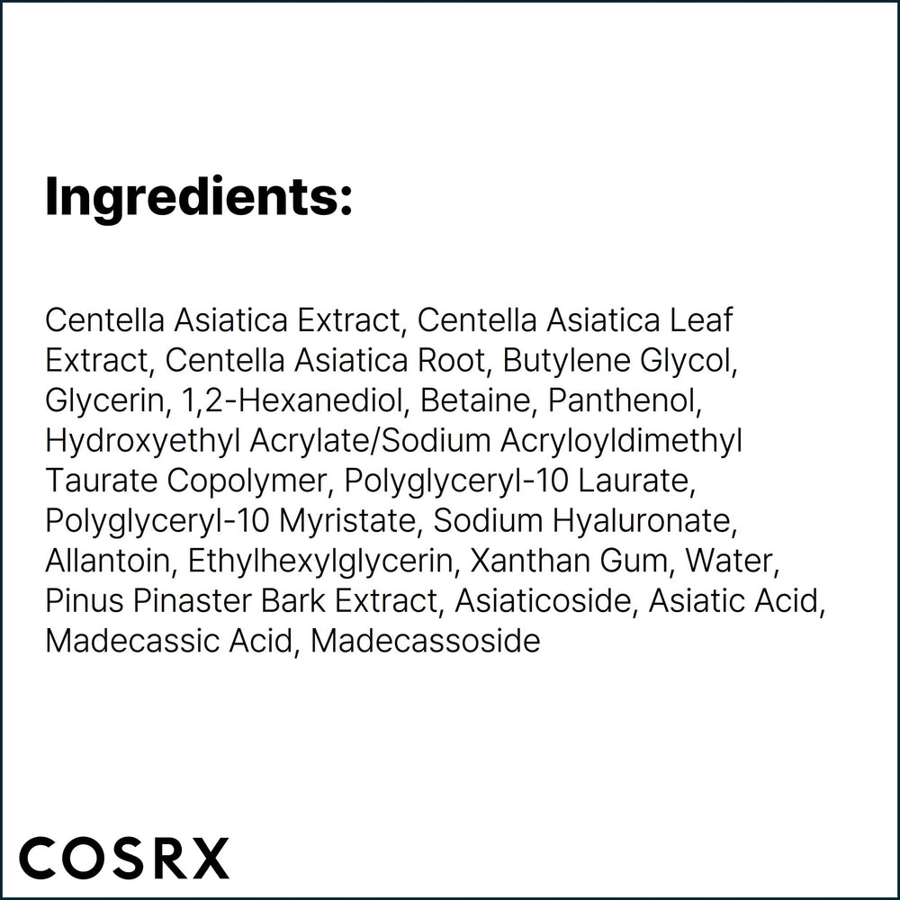 COSRX Pure Fit Cica Serum being applied before moisturizer for daily calming care
