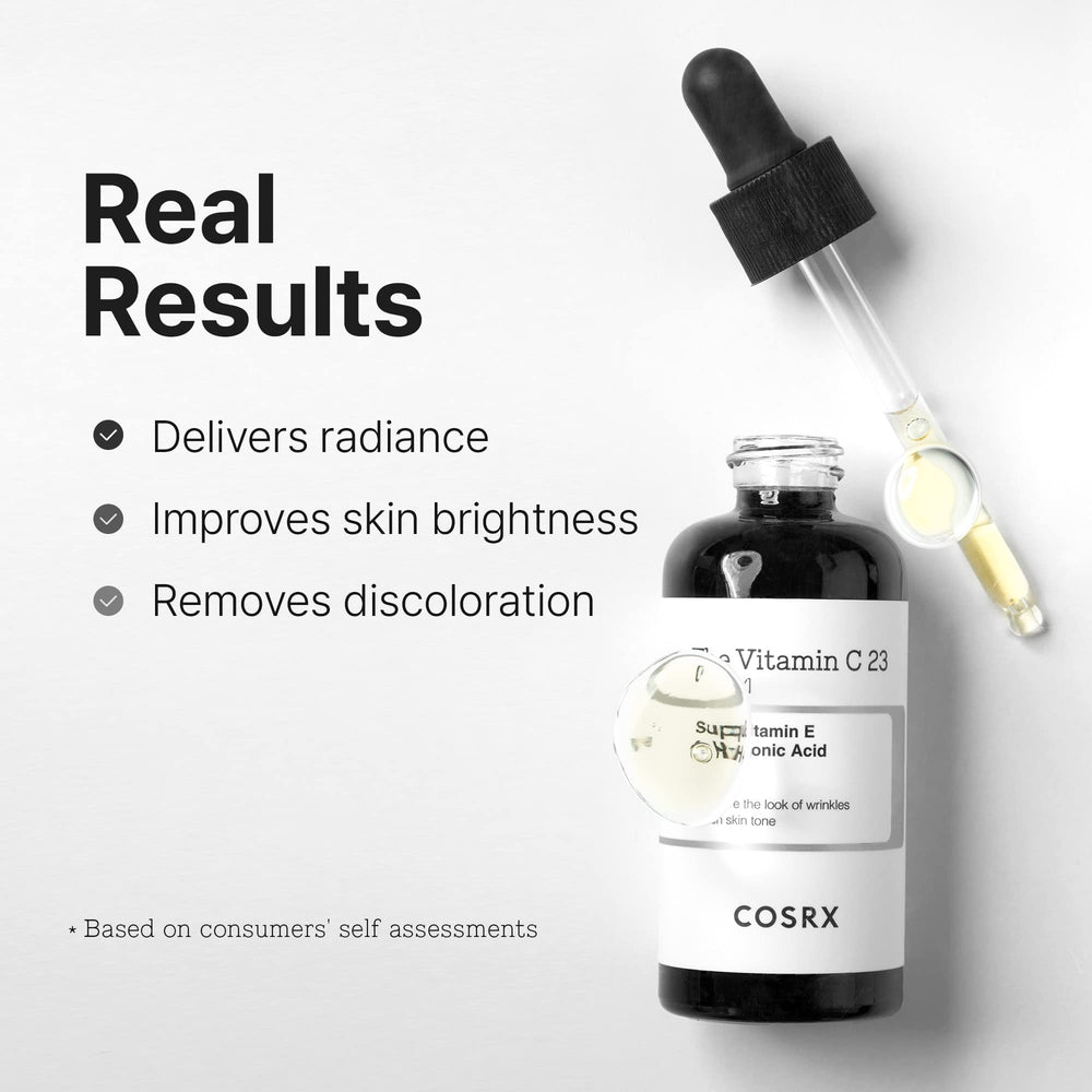 COSRX Pure Vitamin C 23% Serum amber bottle protects formula from light