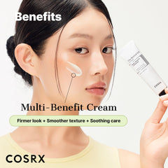 CosRX Retinol 0.3% Cream applied around eye and neck area for firmness