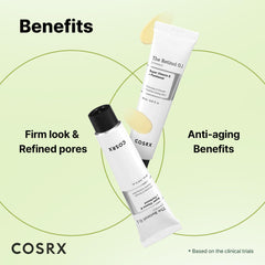 COSRX Retinol 0.1% Cream neck-area helps firm neck skin.