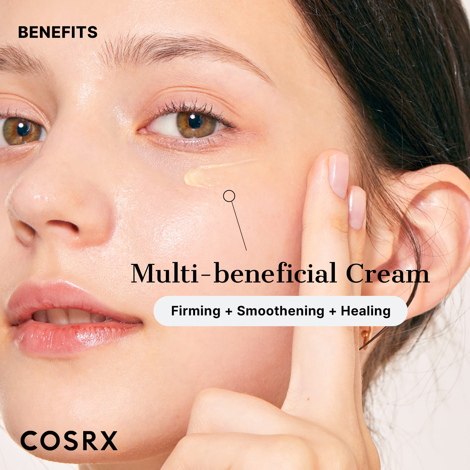 COSRX Retinol 0.1% Cream pictured with daytime SPF usage.