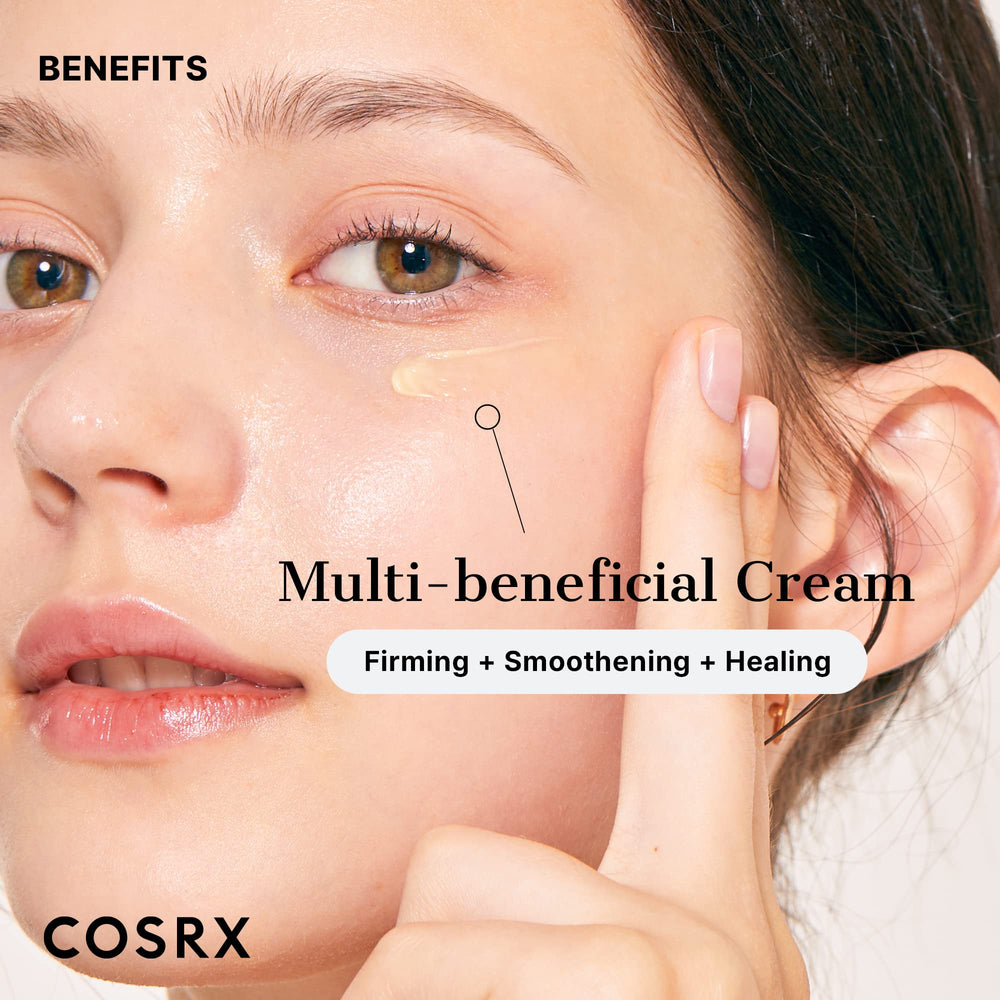 COSRX Retinol 0.1% Cream pictured with daytime SPF usage.