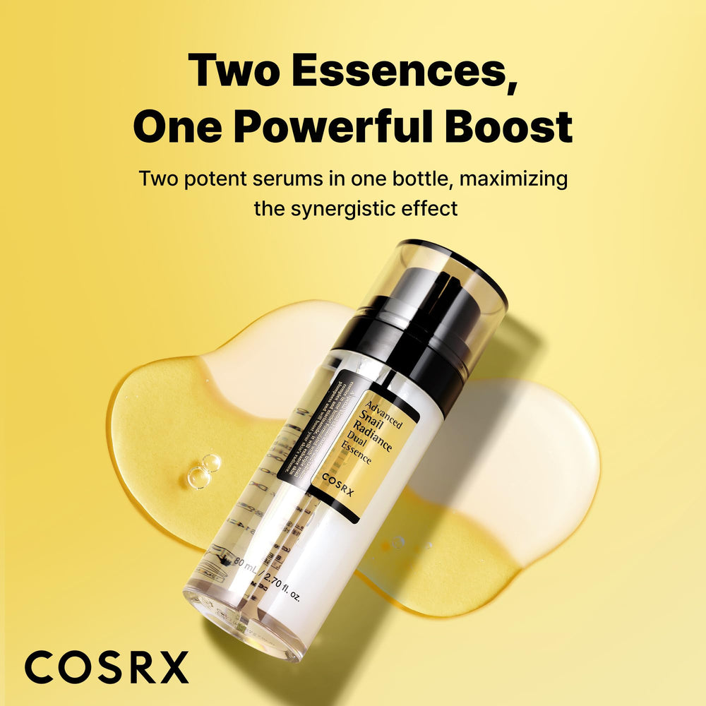 COSRX Snail Mucin 74% application shot suggesting easy daily routine integration.