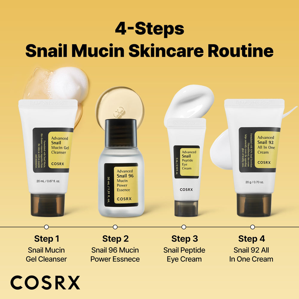 COSRX snail mucin 96 essence dispensing pump for fast hydration