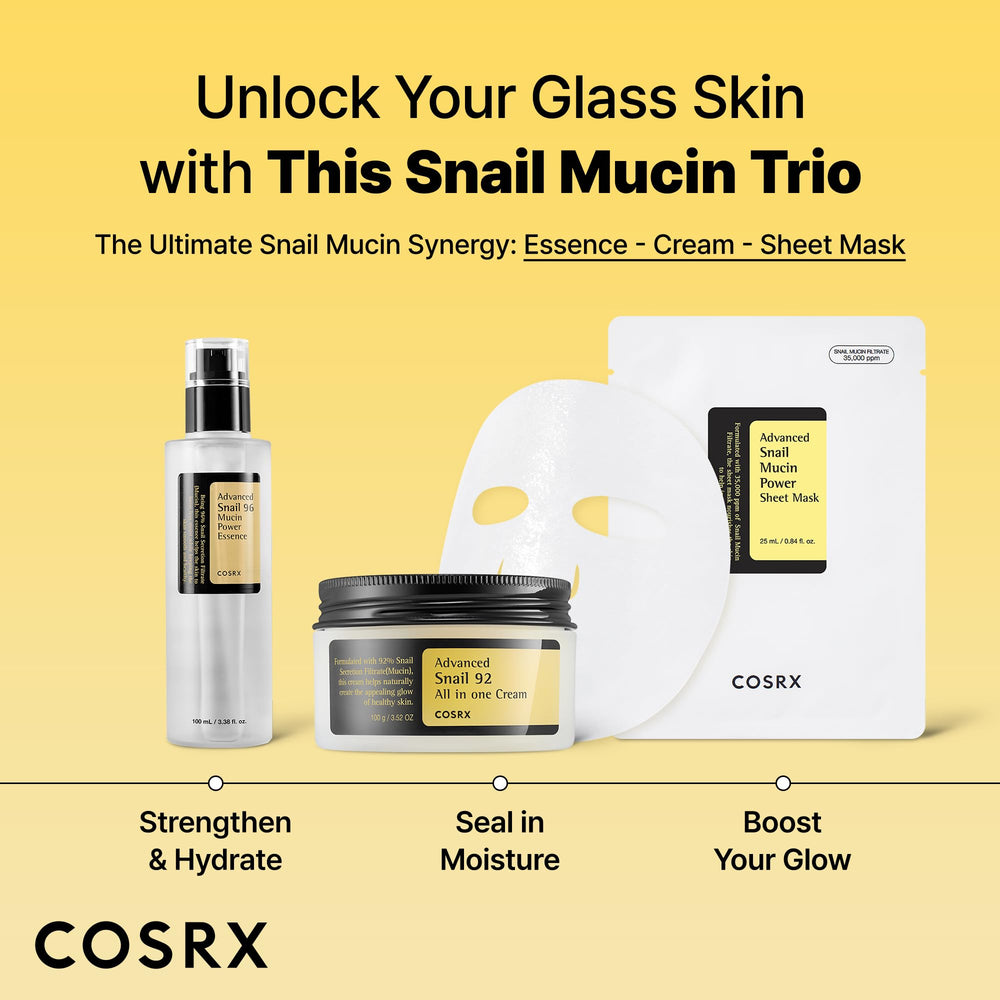 COSRX Snail Mucin Sheet Mask ideal for dry skin hydration moment