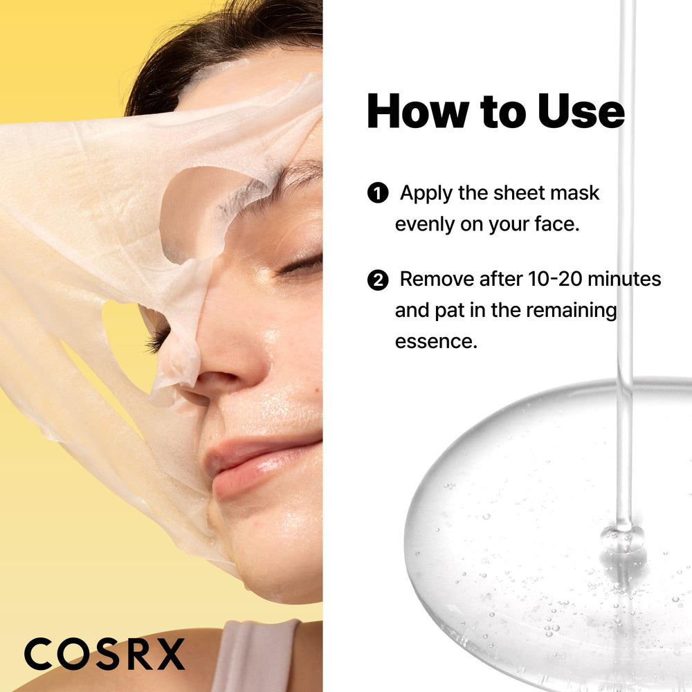 COSRX Snail Mucin Sheet Mask glow under soft lighting for self-care