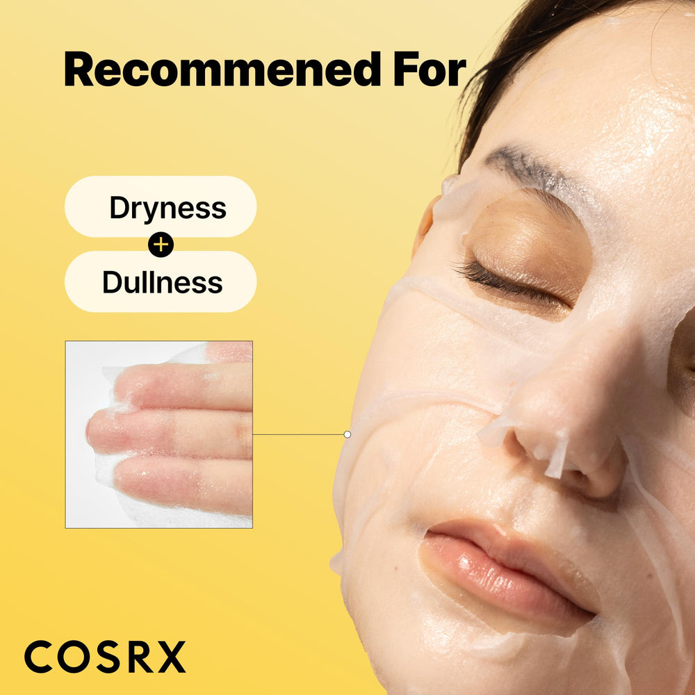 COSRX Snail Mucin Sheet Mask packaging displayed for at-home care
