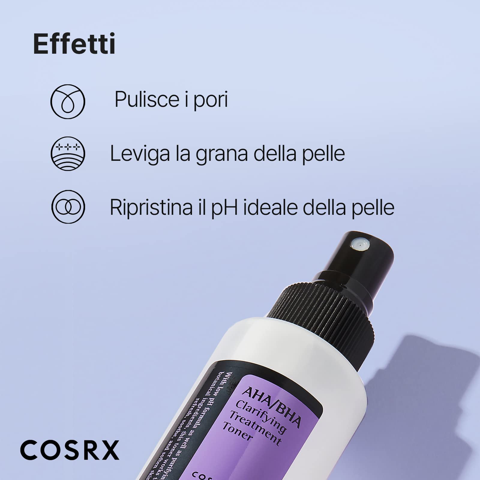 COSRX Toner packaging-front-view communicates a compact, travel-ready design.