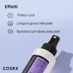 COSRX Toner packaging-front-view communicates a compact, travel-ready design.