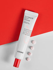 COSRX Ultimate Spot Cream application on face highlighting targeted blemish care.