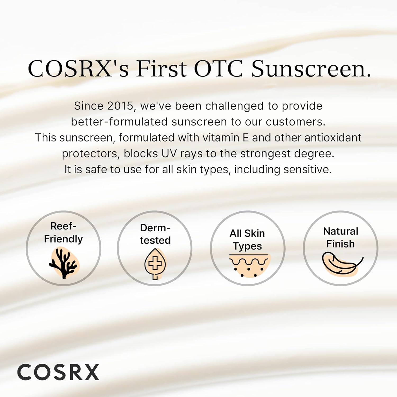 COSRX Vitamin E Sunscreen daily-use fits oily and combination skin routines