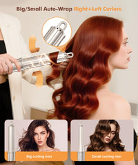 Cosy Companions 6-in-1 automatic curlers with big and small barrels for waves