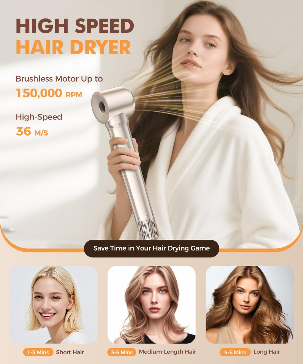 Cosy Companions 6-in-1 Coanda-effect curlers guide auto curling