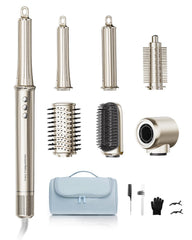 Cosy Companions 6-in-1 hair dryer brush front view for fast, versatile styling