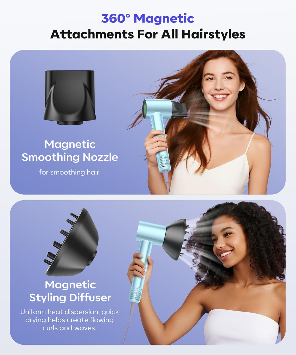Cosy Companions swivel magnetic attachments reduce arm strain during use.