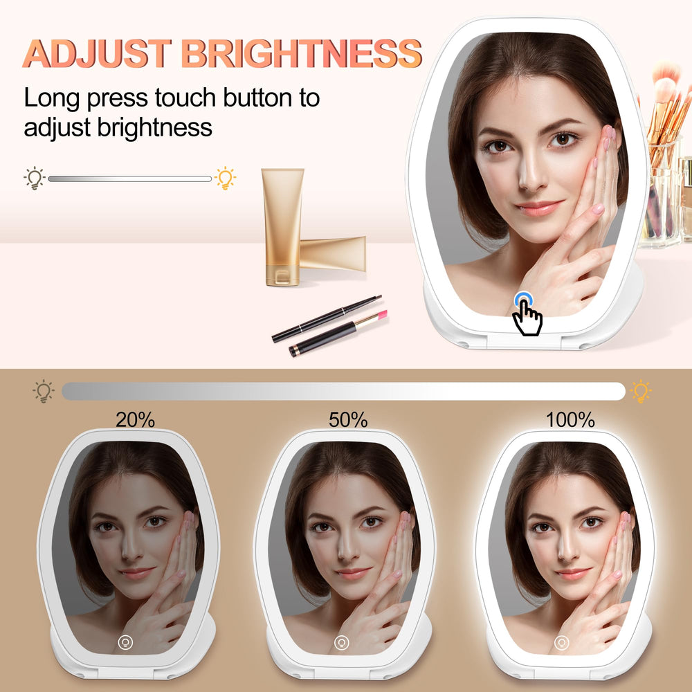 COSYGLOW makeup mirror highlighting adjustable lighting for different occasions.