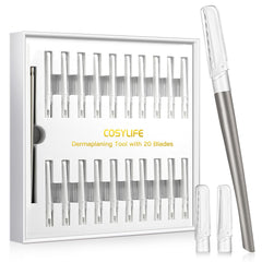 Cosylife Dermaplaning Tool handle with ergonomic grip for precise at-home exfoliation.