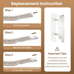 COSYLIFE eyebrow razor in use on the face demonstrates gentle removal and smoothing
