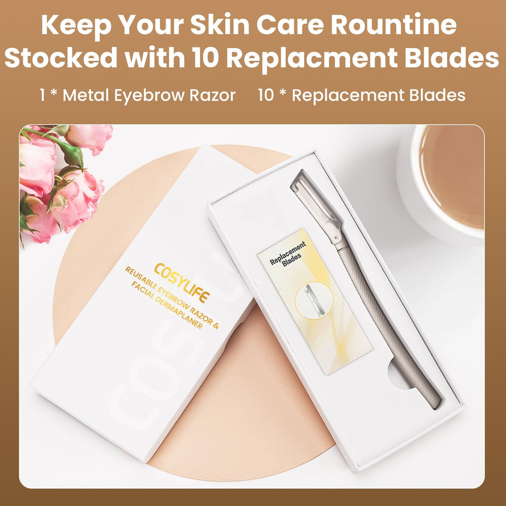 COSYLIFE post-use skin appears soft and radiant after dermaplaning