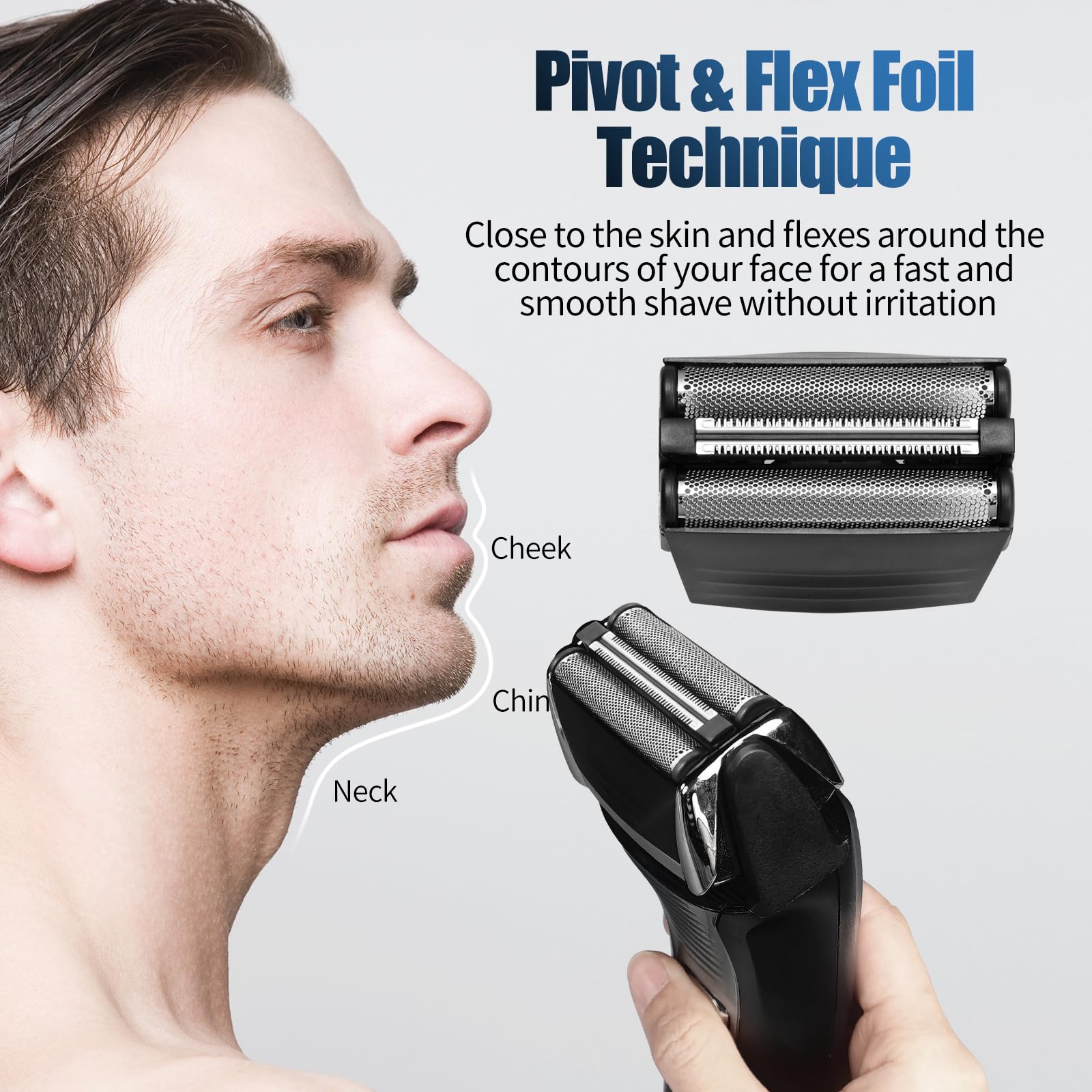 COSYONALL cutter for Remington F7800 enables close, efficient shaving