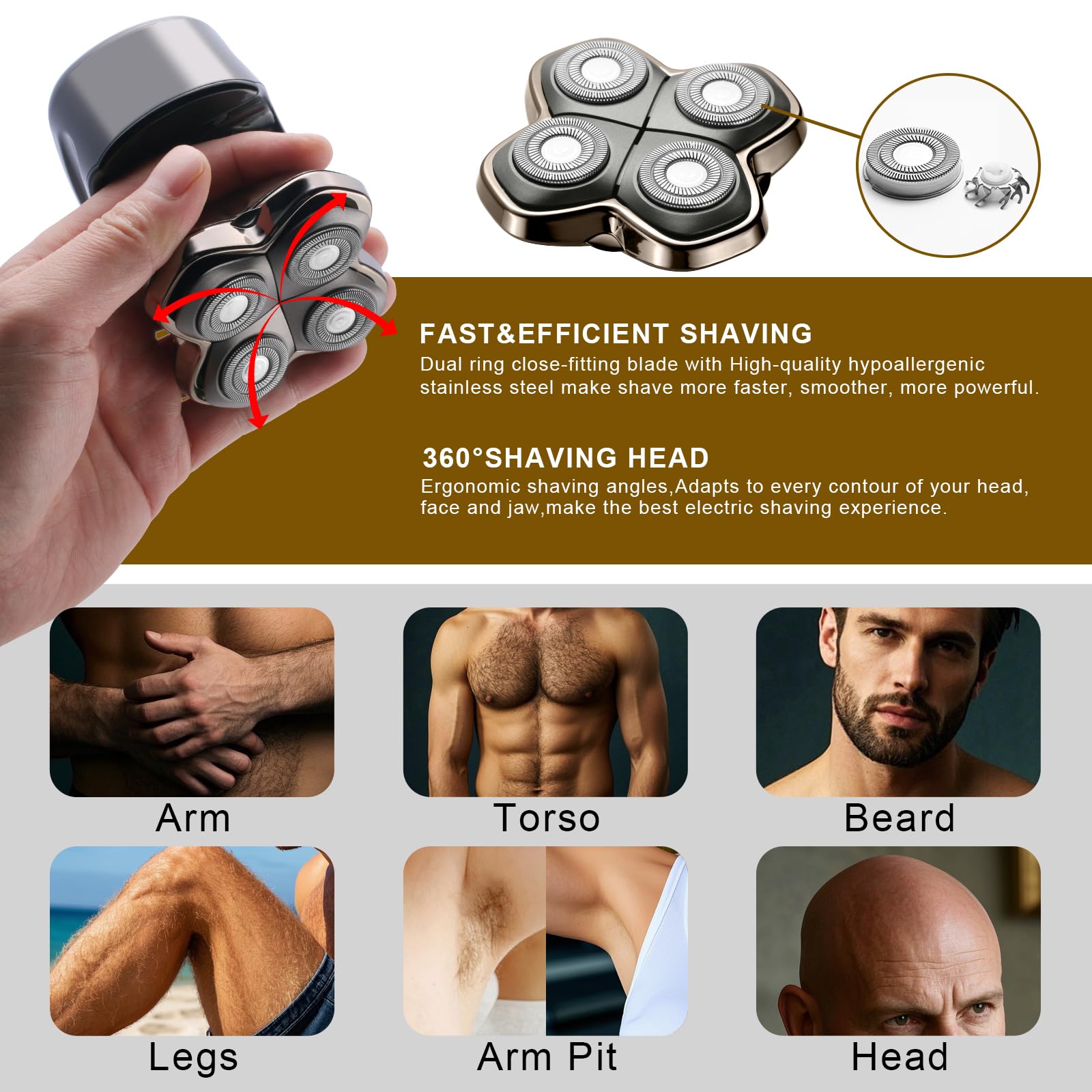 COSYONALL Shaver PRO 4 Head compatibility with Skull Pitbull expands your grooming options.