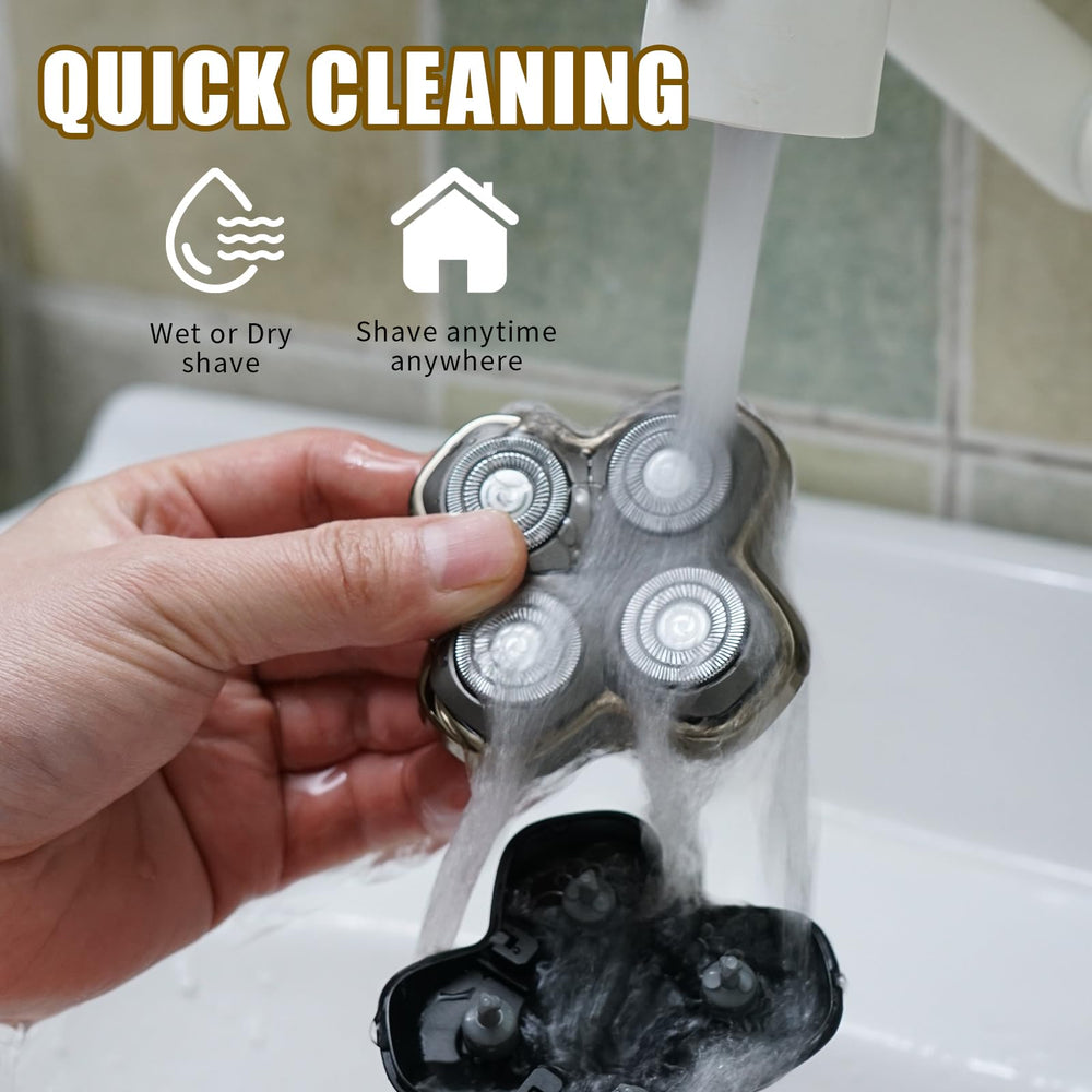 COSYONALL Shaver PRO 4 Head dry and wet use supports flexible grooming routines.