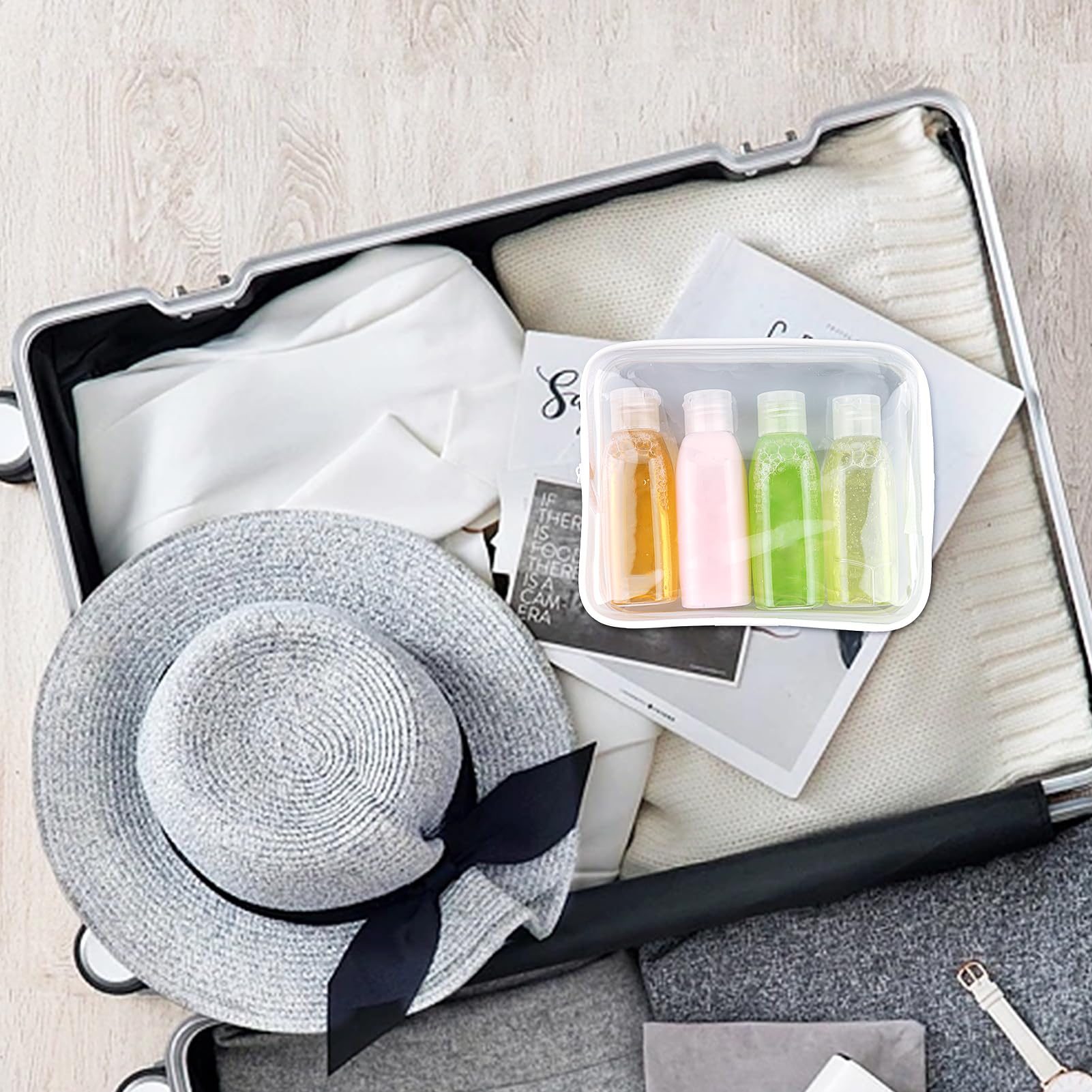 Cosywell travel bag holding bottles for organized packing