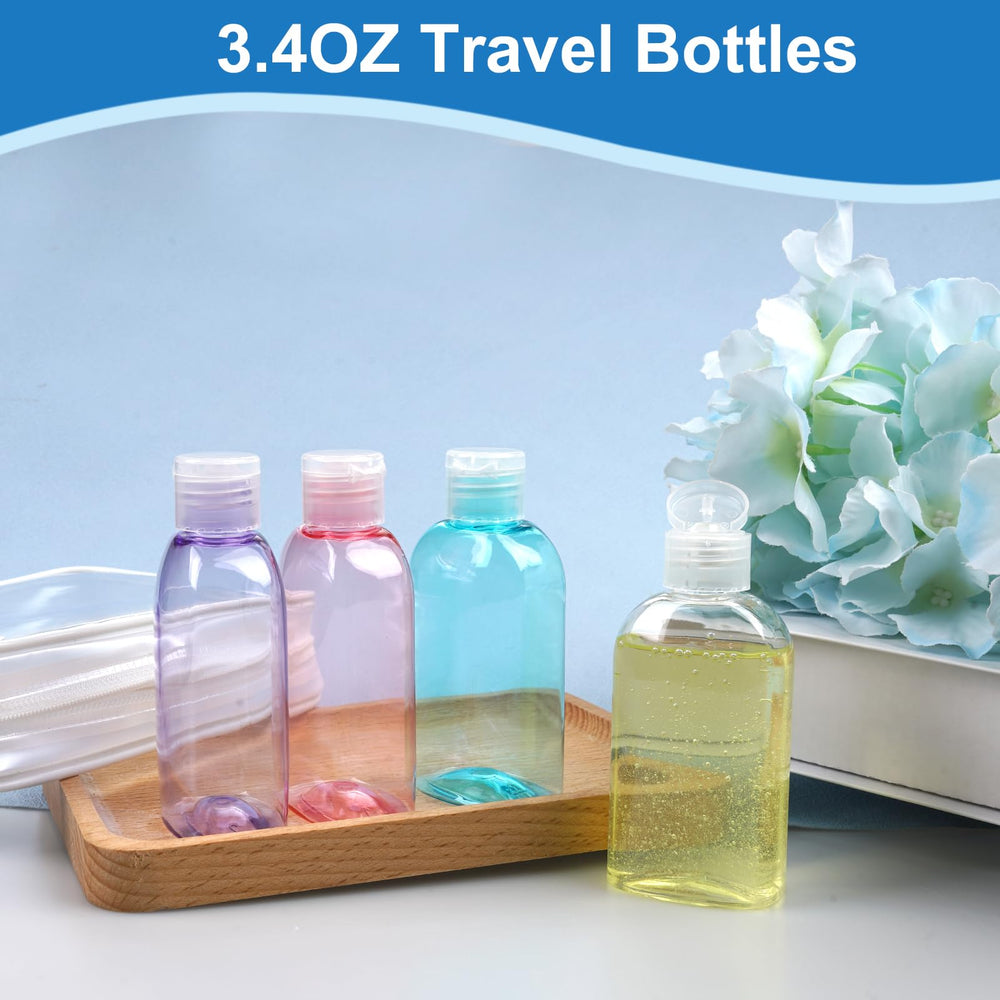 Cosywell travel bottles labeled body soap help identify essentials quickly