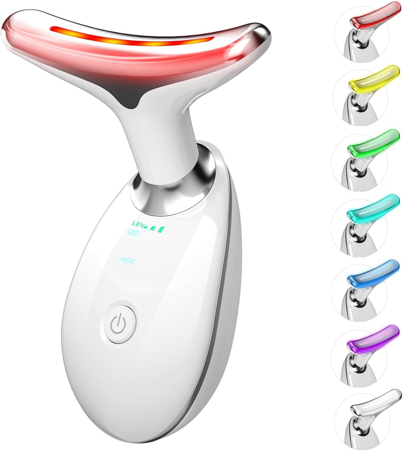 Cotsoco 7in1 face massager tool with dolphin design for portable skincare
