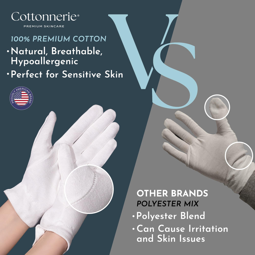 COTTONNERIE 100 percent cotton texture supports gentle care for sensitive skin.