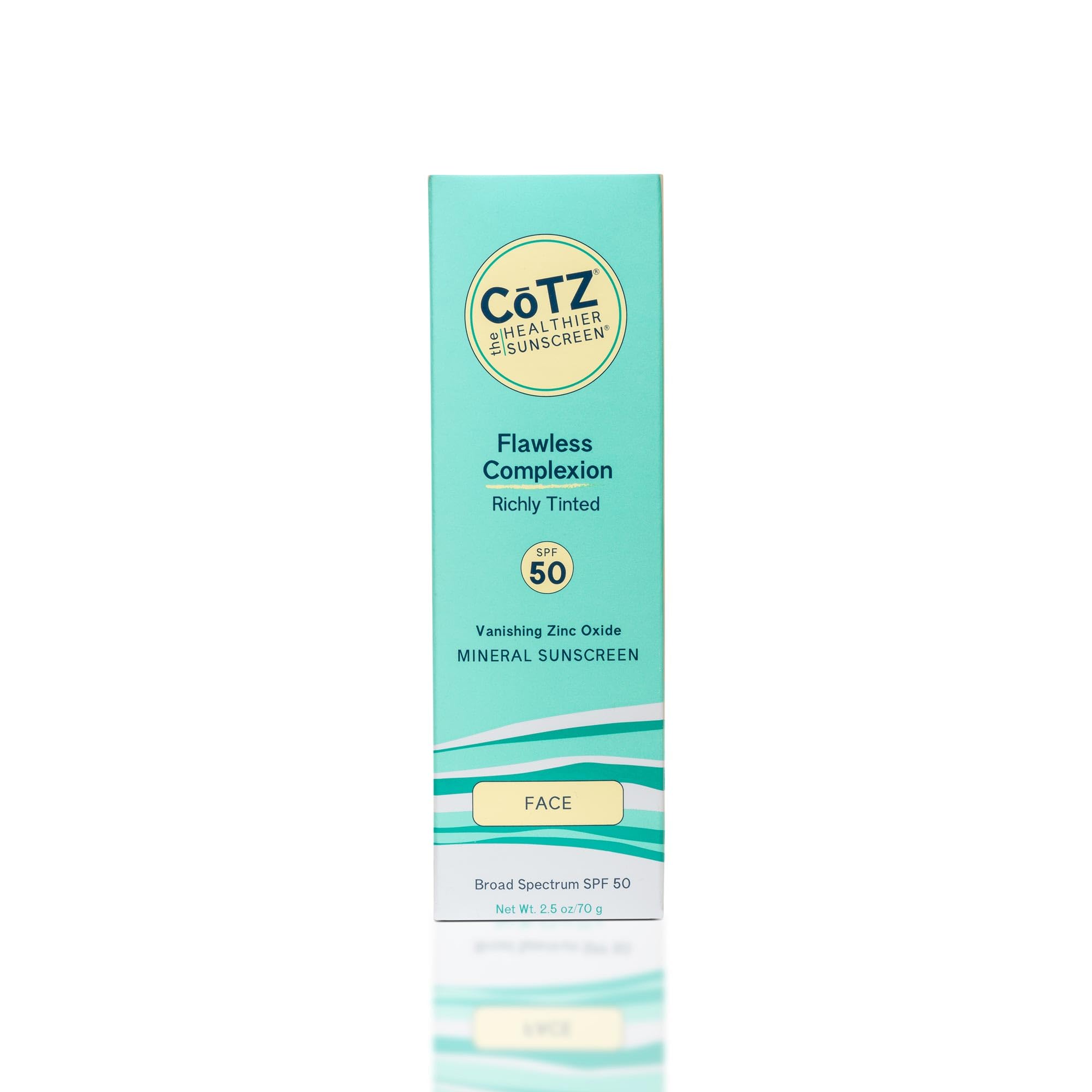 CoTZ free from oxybenzone and octinoxate for sensitive skin safety