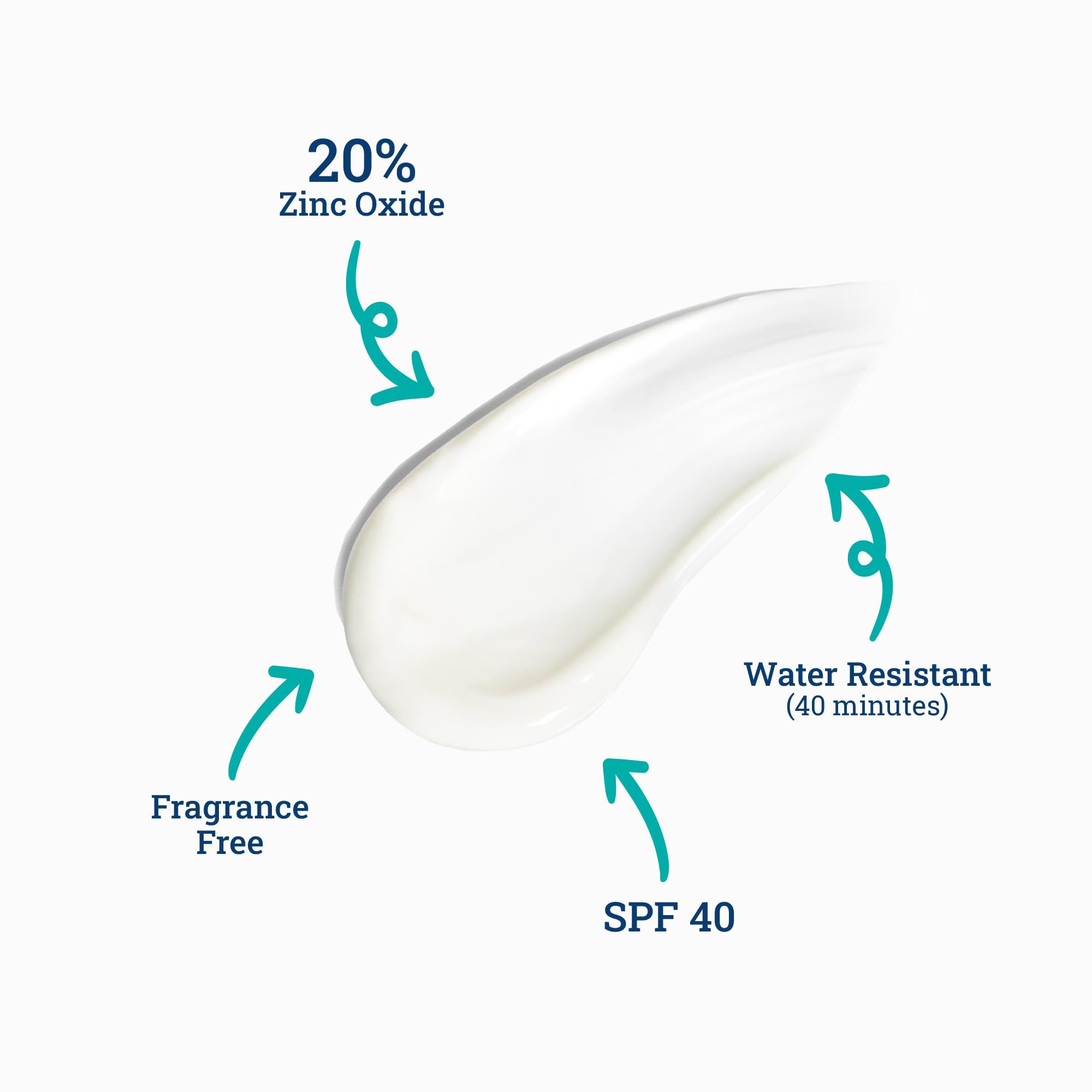 CōTZ Sensitive SPF 40 label highlights chemical-free mineral protection