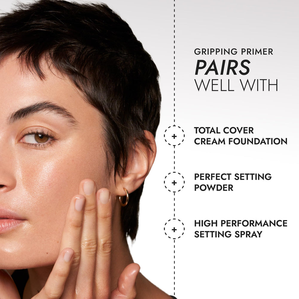 Cover FX Gripping Primer 16-hour wear texture suggests all-day makeup integrity