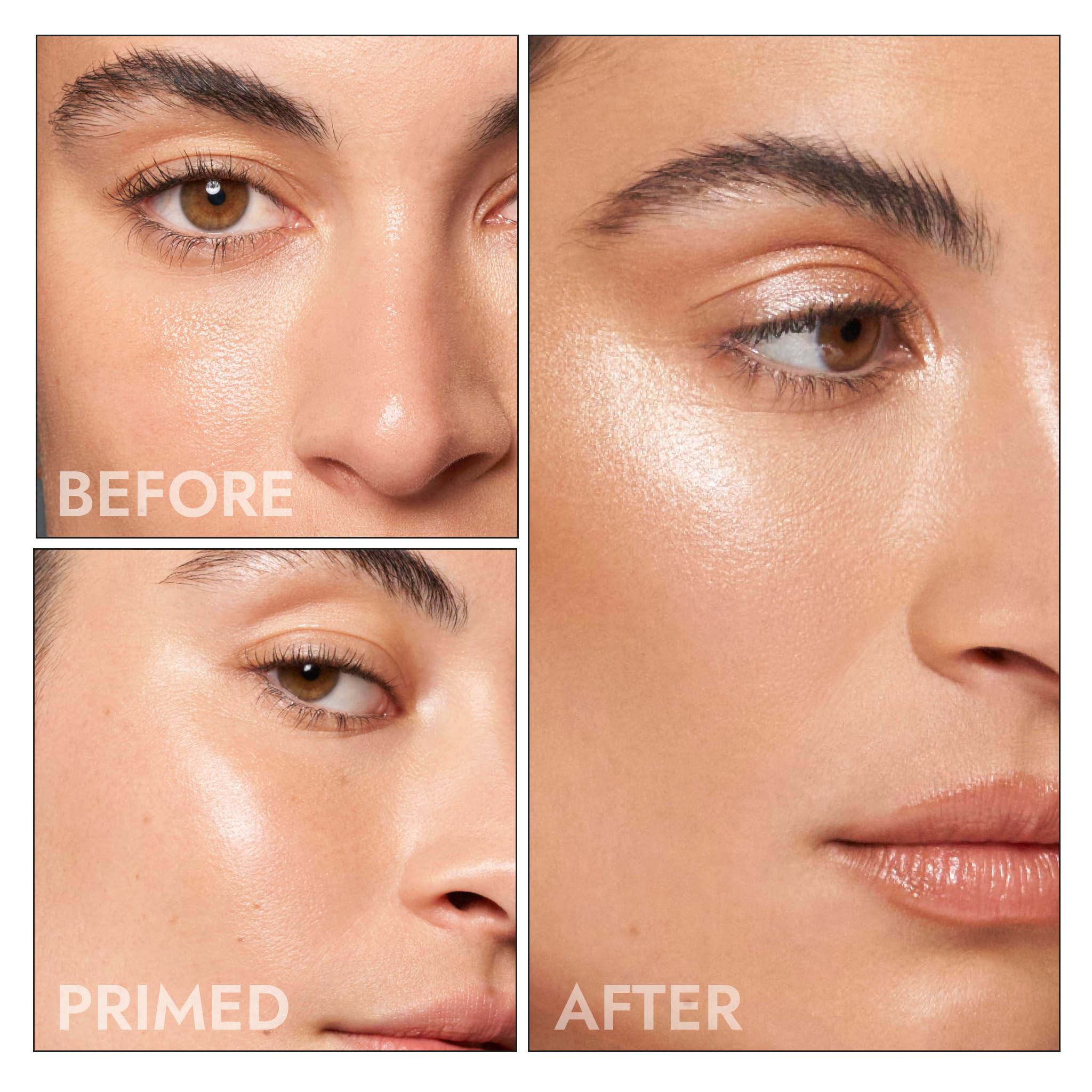 Cover FX Gripping Primer pores smoothing close-up reveals refined texture