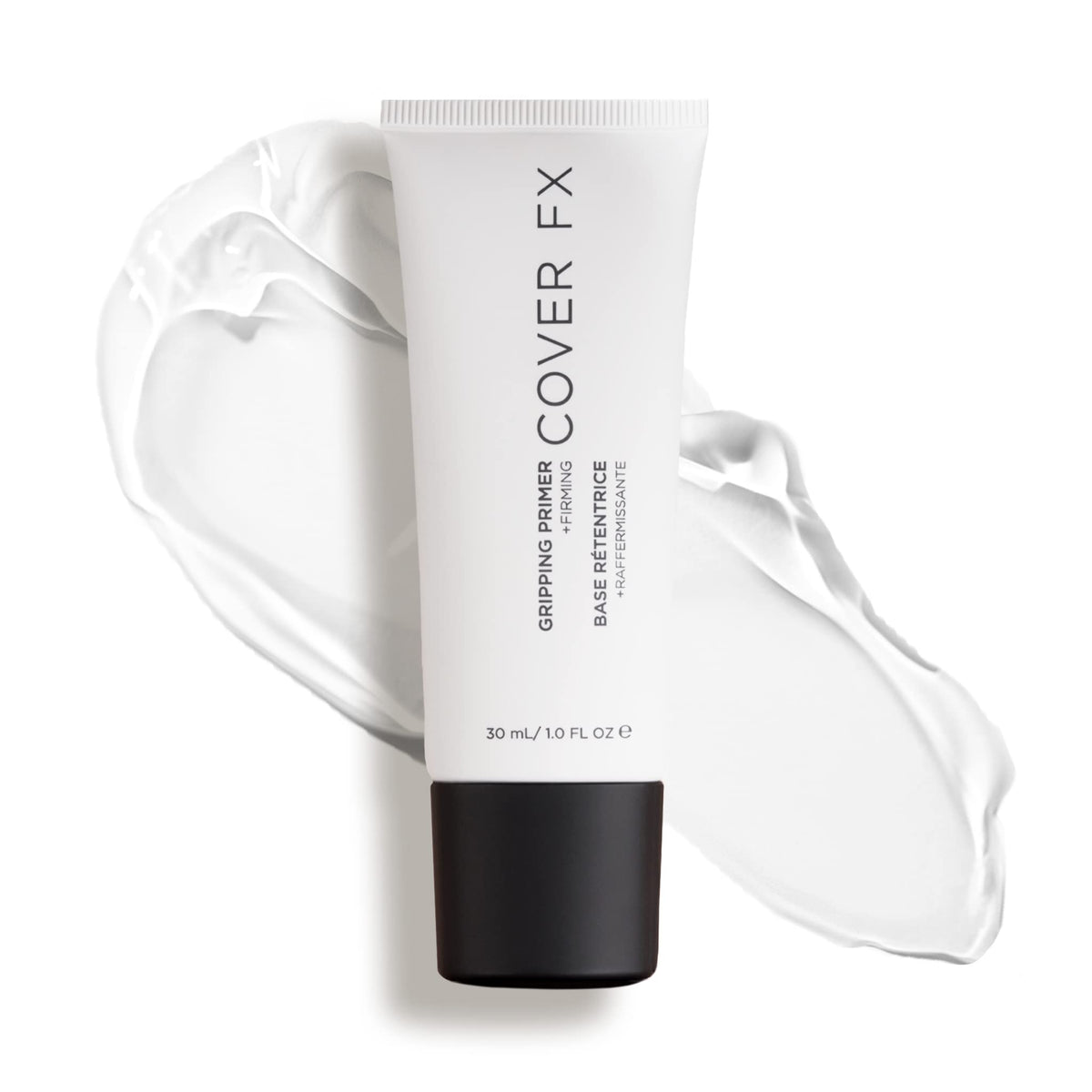 Cover FX Gripping Primer universal base close-up shows smooth makeup prep for all skin tones