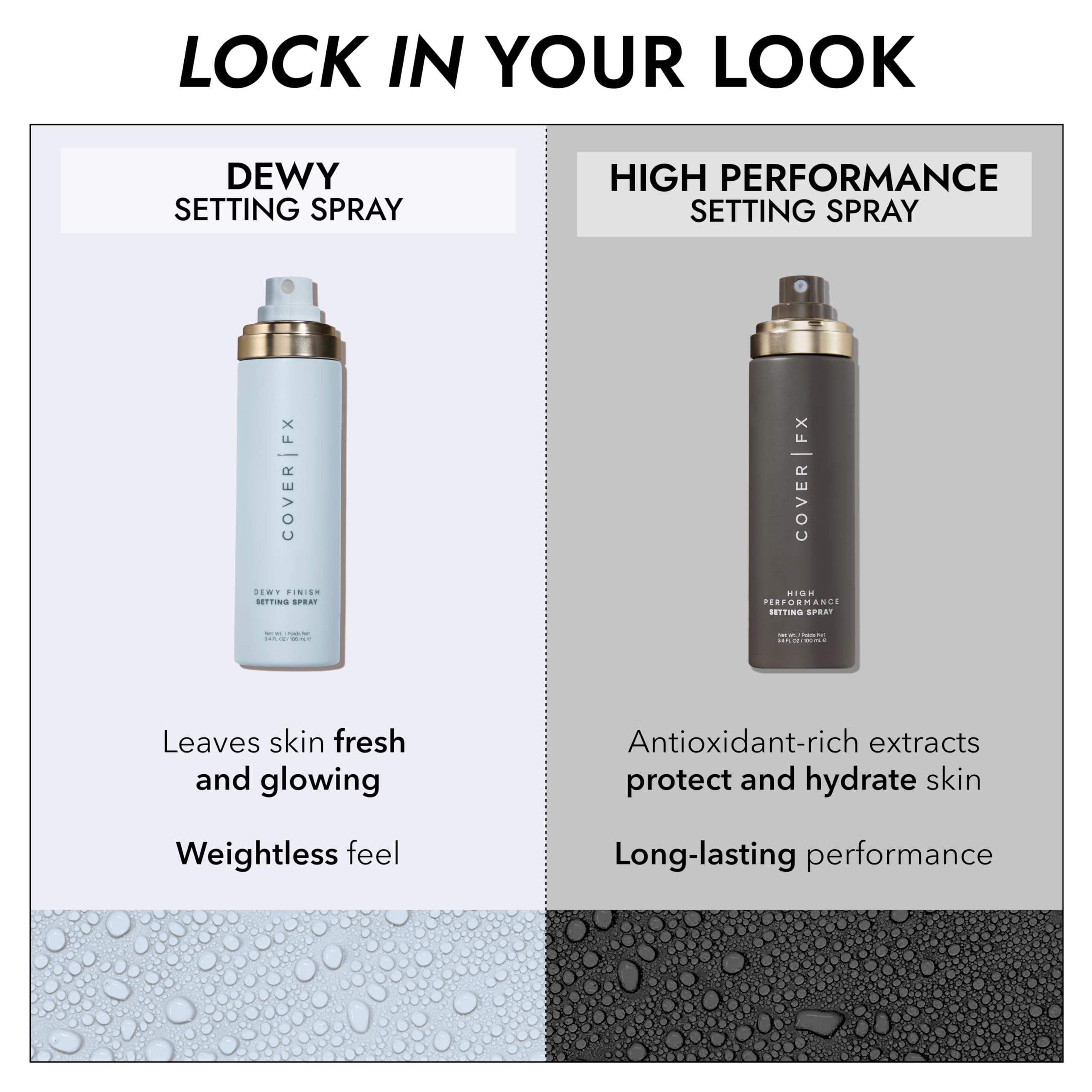 Cover FX transfer-resistant finish keeps makeup intact without smudging.