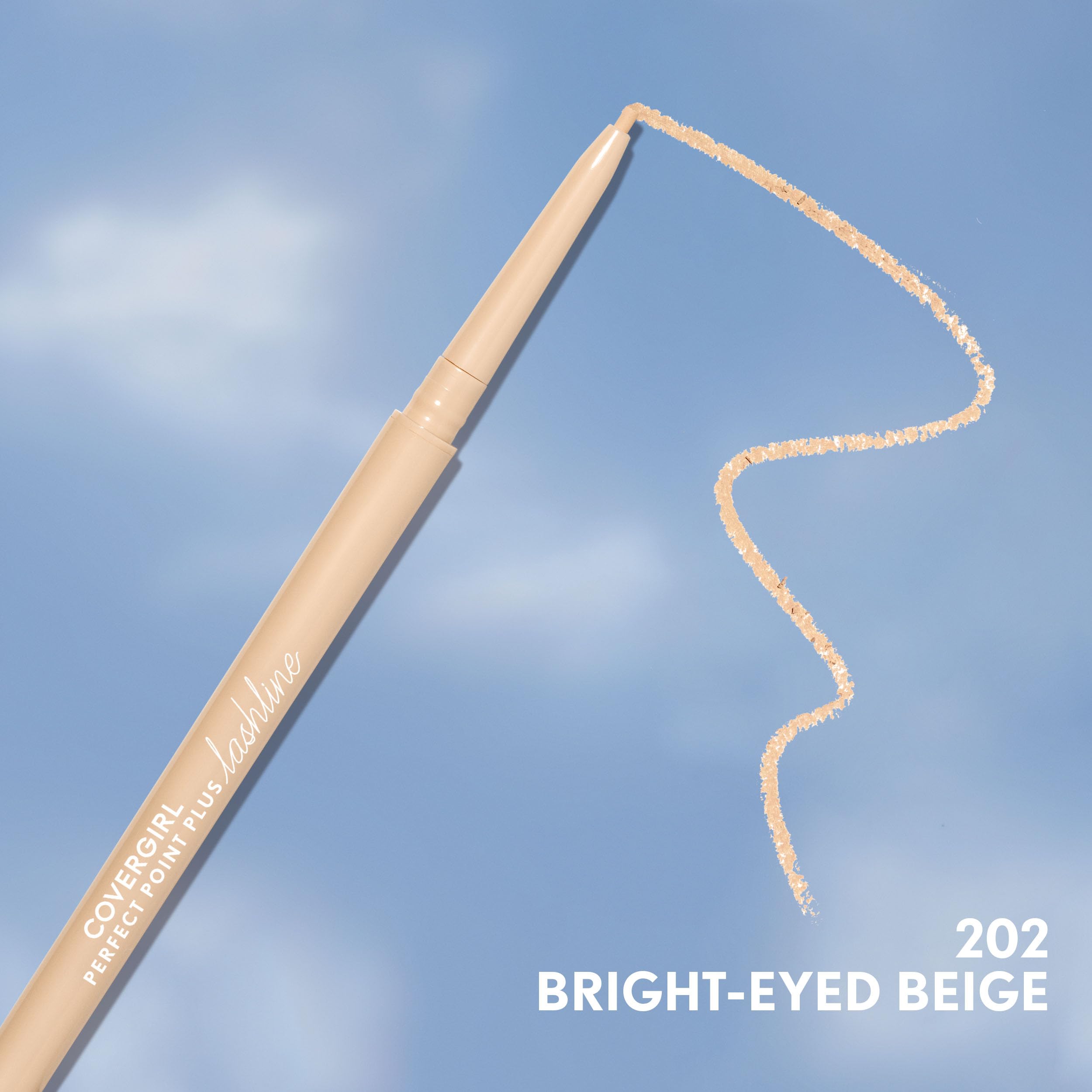 CoverGirl Perfect Point Plus Lashline facilita aplicación precisa en la línea de pestañas.
